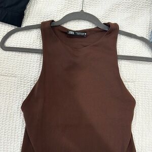 Zara Women's Brown bodysuit